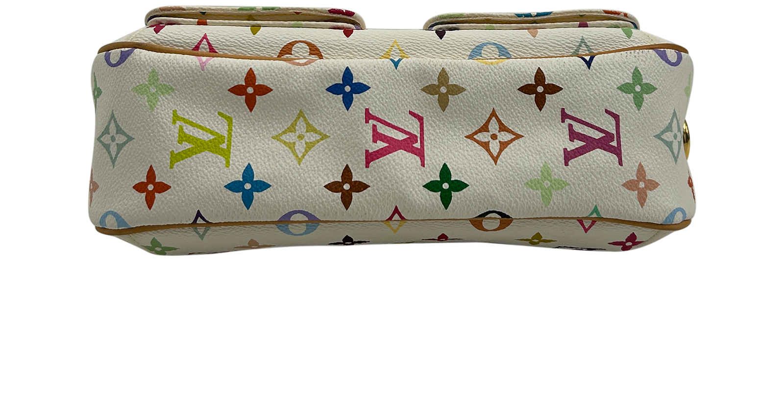 Lodge, 1.600&euro;, Bolso, Amarillo/Blanco/Oro rosa, Canvas - General, Vista superior